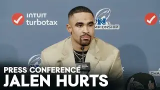 Postgame Press Conference: Jalen Hurts | Washington Commanders vs Philadelphia Eagles