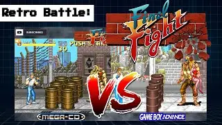 Final Fight Sega Mega CD VS Game Boy Advance