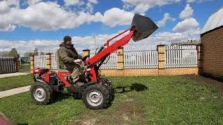 REVIEW OF THE HYDROKHOD 2 ASSISTANT. Homemade mini tractor.