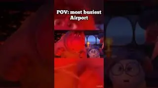 POV: most busiest Airport 😂 #funny #airport #shorts