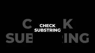 python string slicing program to check substring | #pythonstrings #pythonprogramming #viralshorts