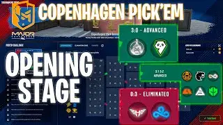 OPENING STAGE PICK'EMS CS2 PGL COPENHAGEN MAJOR | HeadsHoT