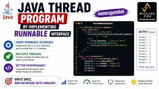 Java thread PROGRAM by implementing RUNNABLE interface