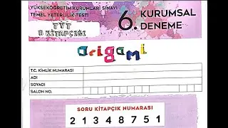 ORİGAMİ TYT 6