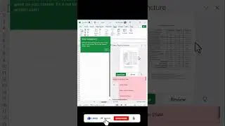 MERUBAH GAMBAR MENJADI TABLE  #office365 #exceltutorial #excel #microsoftoffice #short #shorts