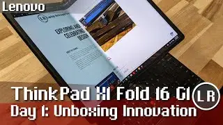 Lenovo ThinkPad X1 Fold 16 Gen 1 Day 1: Unboxing Innovation