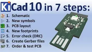 Learn KiCAD10 in 7 steps