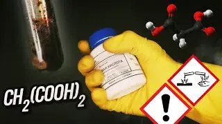Some experiments with MALONIC ACID