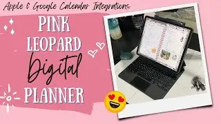 Achieve Your Goals with the 2025 UNDATED Pink Leopard Digital Planner