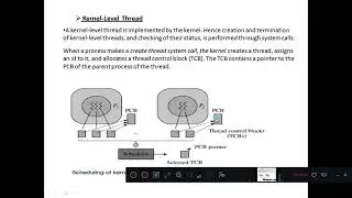 Kernel and User Level Threads
