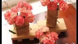 كيف تصنع ورد زينة
