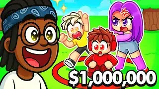 LAST TO LEAVE CIRCLE WINS 1,000,000 ROBUX