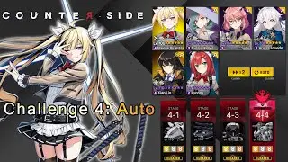 [Counter:Side] Challenge 4-1 to 4-4 Naielle auto
