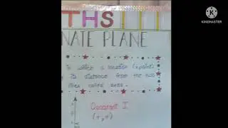 Chart making on topic coordinate plane | how to make chart on coordinate plane | Maths chart making