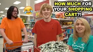 BUYING PEOPLE'S SHOPPING CARTS FROM THEM!!