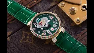Louis Vuitton Tambour Slim Vivienne Jumping Hours