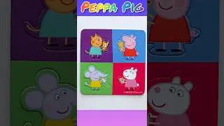 Peppa Pig and Friends - solving puzzles for children #shorts