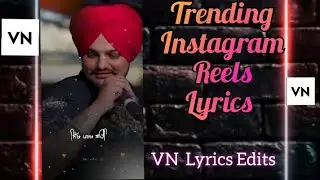 How To Make Punjabi Lyrics Status || Lyrics Status Editing || Punjabi New Style Lyrics Status Edits