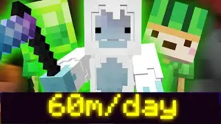 My 500M Minion Setup... (slime farm tutorial too!) | Hypixel Skyblock