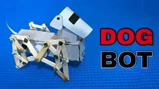 How to make a Walking Robot Dog at home || DIY Robot || Hackstark