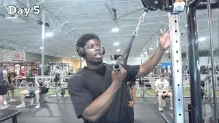 Day 5 Cutting: Chest & Triceps + Treat Life Like A Video Game Talk ( Play To Win )
