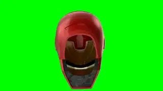 3d iron man suit auto assemble green screen effect for chromakey