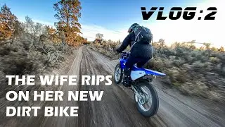 VLOG 2 - Her First Dirt Bike - Yamaha TTR 125