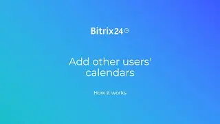 Add other users' calendars