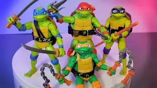 Best New Turtles Figures In Years! "TMNT Mutant Mayhem" Figure Review