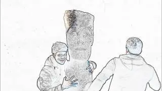 Die Steinmenschen von Nykoebing Dänemark 2014