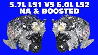 HEAD TO HEAD SHOOTOUT-LS1 VS LS2 WHICH ONE MAKES MORE HP NA & BOOSTED WITH A VORTECH SUPERCHARGER?