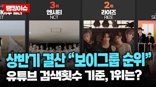 (상반기 결산) 2024 보이그룹 순위 TOP50 / 