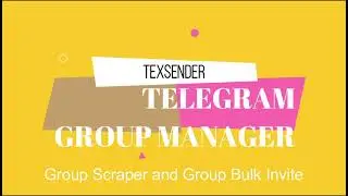 TexSender PRO | Telegram Sender Software