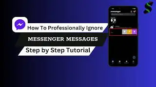 How To Ignor Messages On Messenger FAST & EASY (No One Will Know)