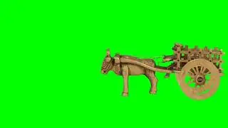 Moving Bullock Cart Effect | Green screen Video Effects by r_theory_studio