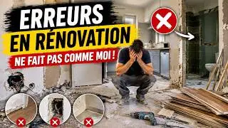 Mes Pires Erreurs en Rénovation + mes Conseils      (Cuisine, Salle de Bain)￼