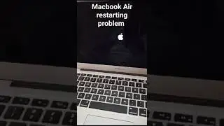 macbook air restarting problem #reels #apple #macbook