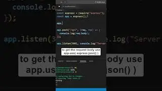 How A Request Is Made To The Backend Server Using A VS Code Extention #restapi #mernstack