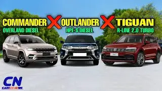 COMPARATIVO Jeep Commander VS Mitsubishi Outlander VS Volkswagen Tiguan