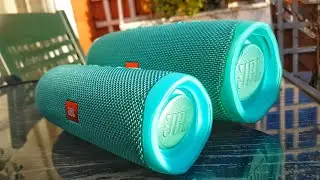 JBL FLIP 5 VS. JBL CHARGE 4 | BASS TEST 100% Volume | PERFECT FOCUS !!!