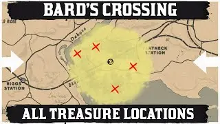 ALL Bard's Crossing Treasure Map Location