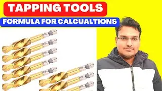 Vmc programming || Tapping size calculation - tapping formula - hole size calculation formula