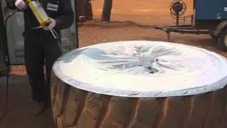 Восстановление шины эластомером