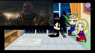 Supergirl,capitan marvel + MHA teacher reaction avengers