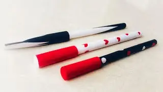 Paper Pen | How To Make Paper Pen | പേപ്പർ പേന എങ്ങനെ ഉണ്ടാക്കാം | bored at home what to do?