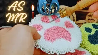 ASMR PAWS 🐾 PUNCH NEEDLE EMBROIDERY