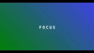 Focus|   CSS TEXT HOVER EFFECTS