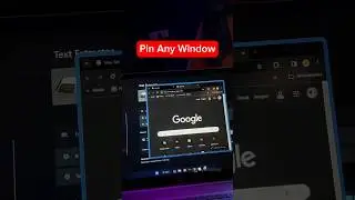 Pin Any Software on Top #pinwindow #alwaysontop #pinscreen #pctricks #editing #editingtricks #tech
