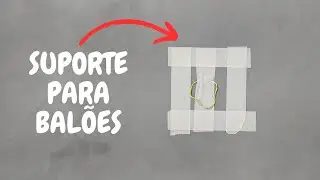 COMO PRENDER ARCO DE BALÕES NA PAREDE