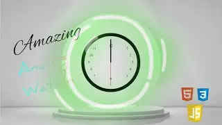 Amazing Analog Watch Using HTML CSS 